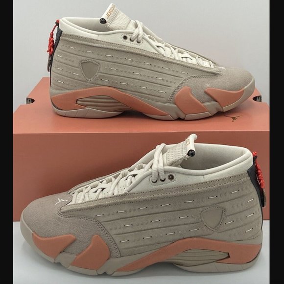 Air Jordan 14 Low Clot Terracotta Sepia Stone Size 9 DC9857-200 NEW WITH BOX